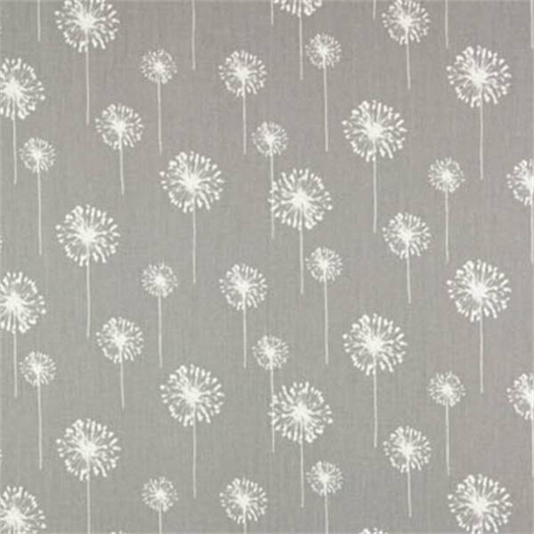 Small Dandelion Storm White By Premier Prints - Drapery Fabric 30 Yard 