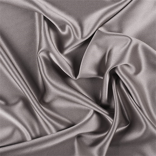 Runway Silks Light Gray Silk Charmeuse Fabric